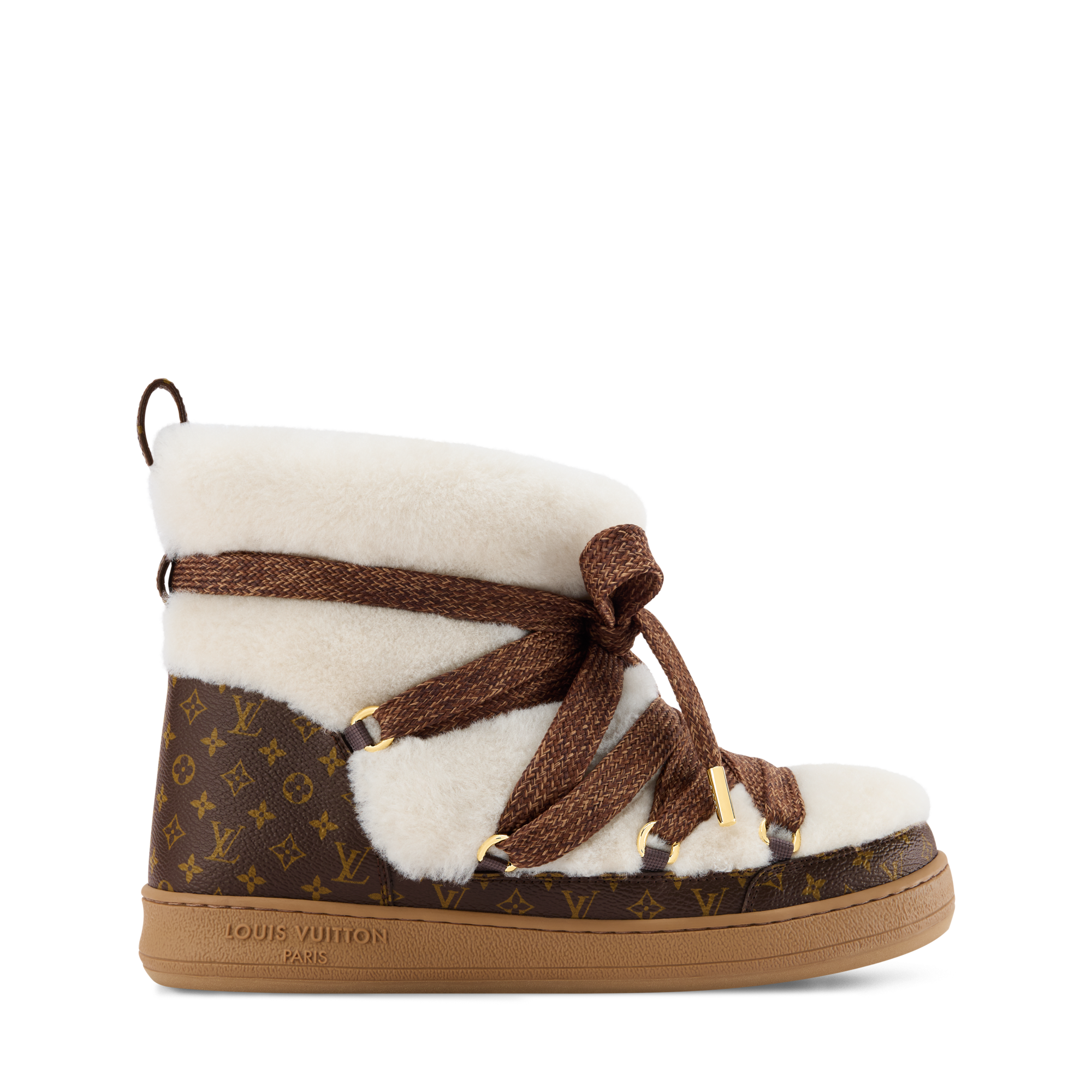 LV Cloud Lace-Up Ankle Boot Trainers - Luxury Beige | LOUIS VUITTON